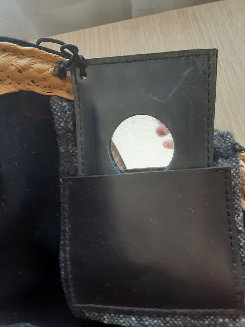 ebagos エバゴスバッグ　フォックスファーつき