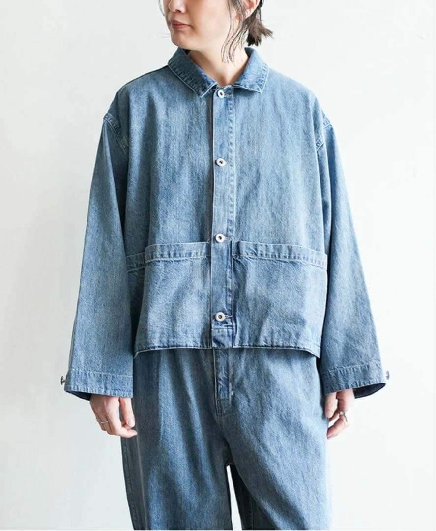 “ソラモナポッシェ”9OZデニムプリズナージャケットアウター・USE