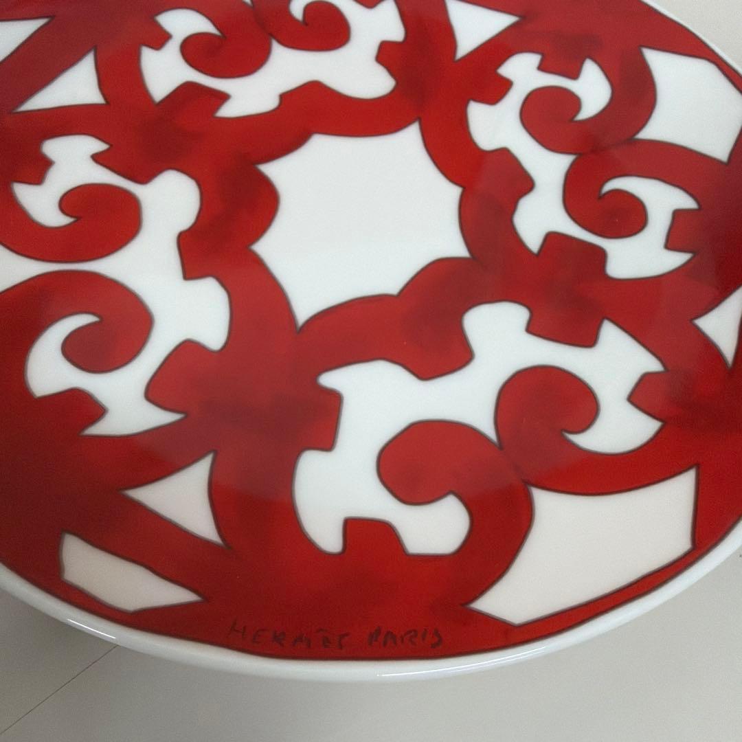 【美品】HERMES エルメス　ガダルキヴィール　プレート　17cm NO.3