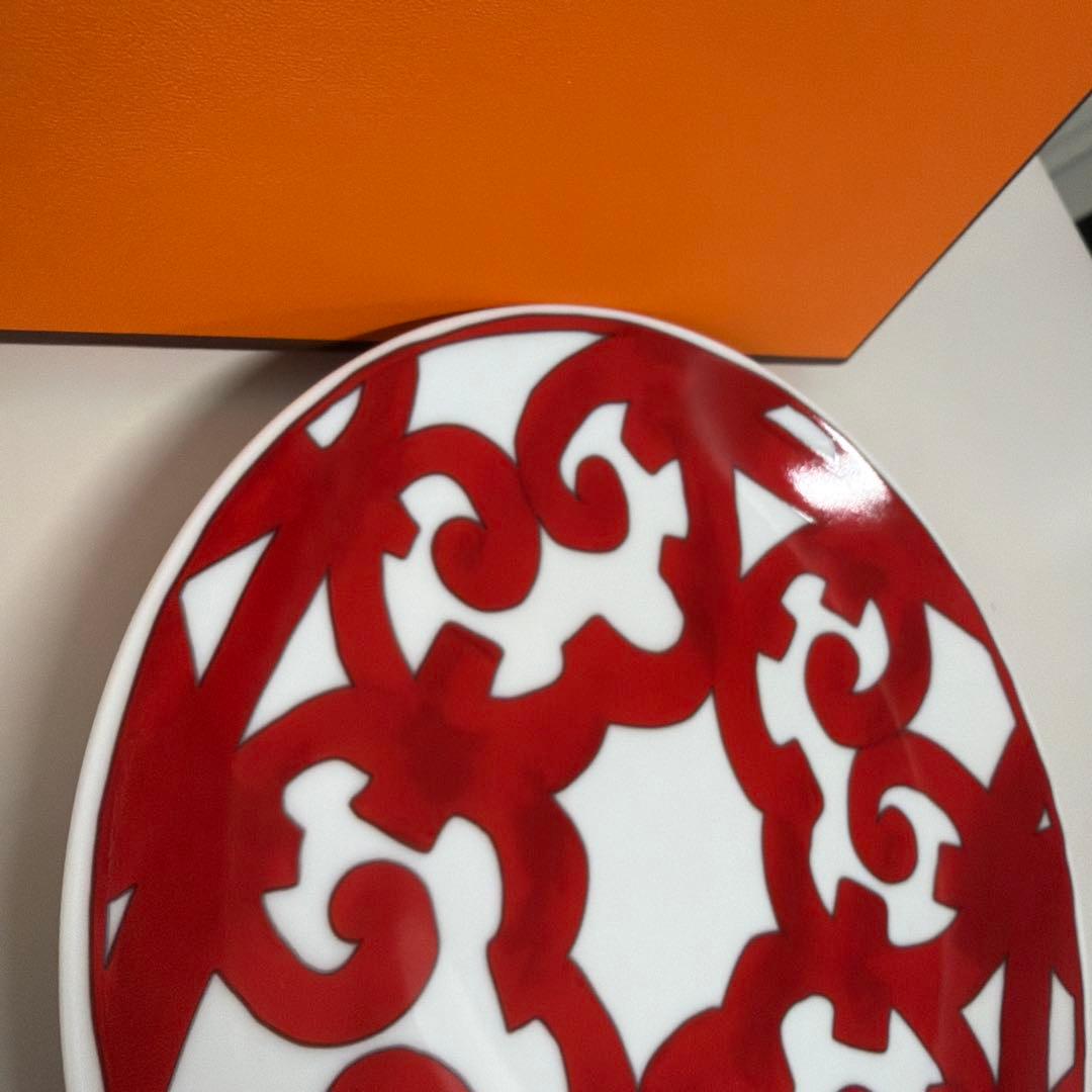 【美品】HERMES エルメス　ガダルキヴィール　プレート　17cm NO.3