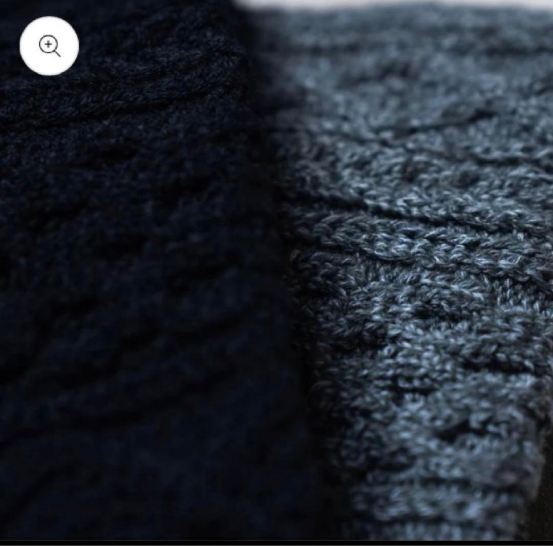 MAISON KINEMA Aran pattern hair band キネマ