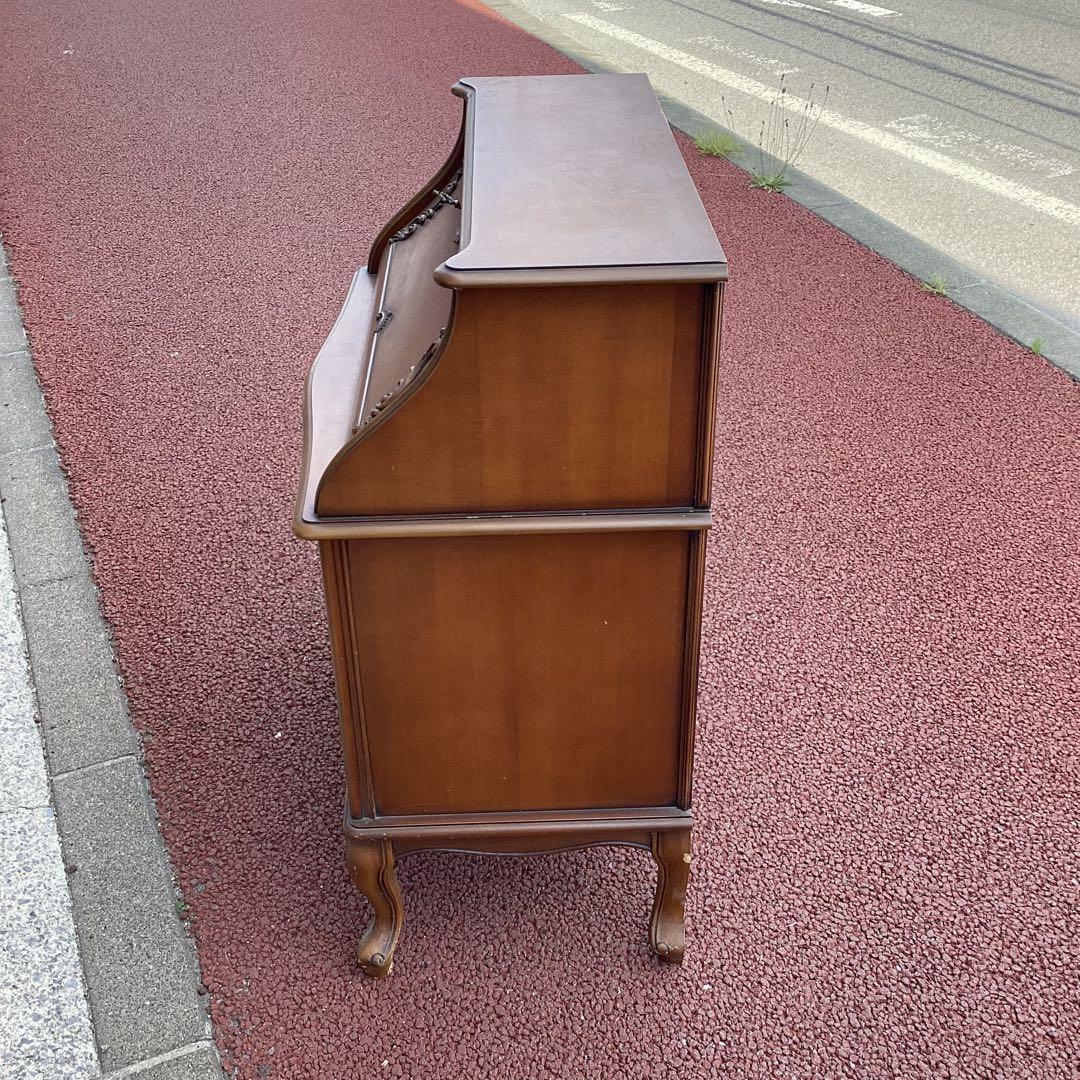 アンティーク　ライティングビューロー　デスク　チェスト　猫足　ビンテージ　西洋