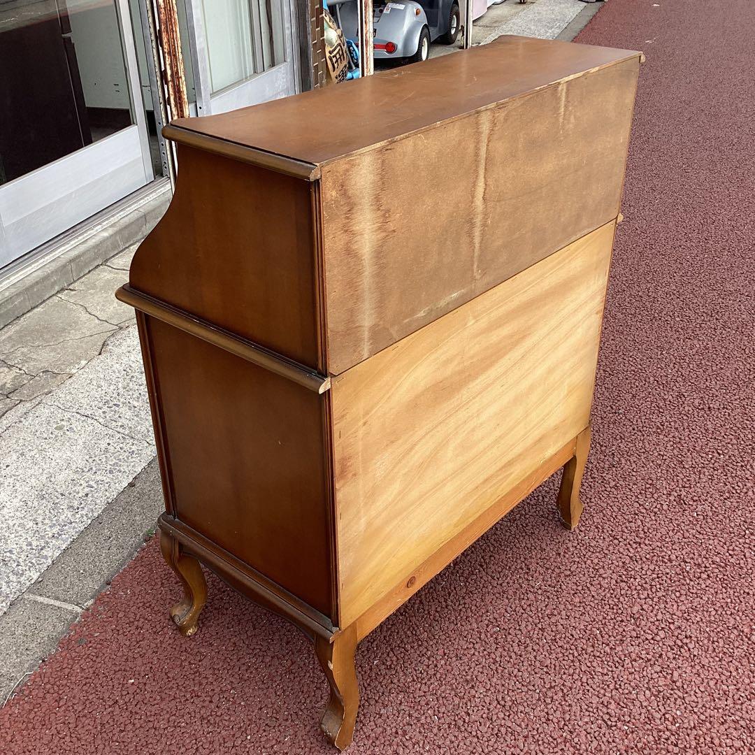 アンティーク　ライティングビューロー　デスク　チェスト　猫足　ビンテージ　西洋