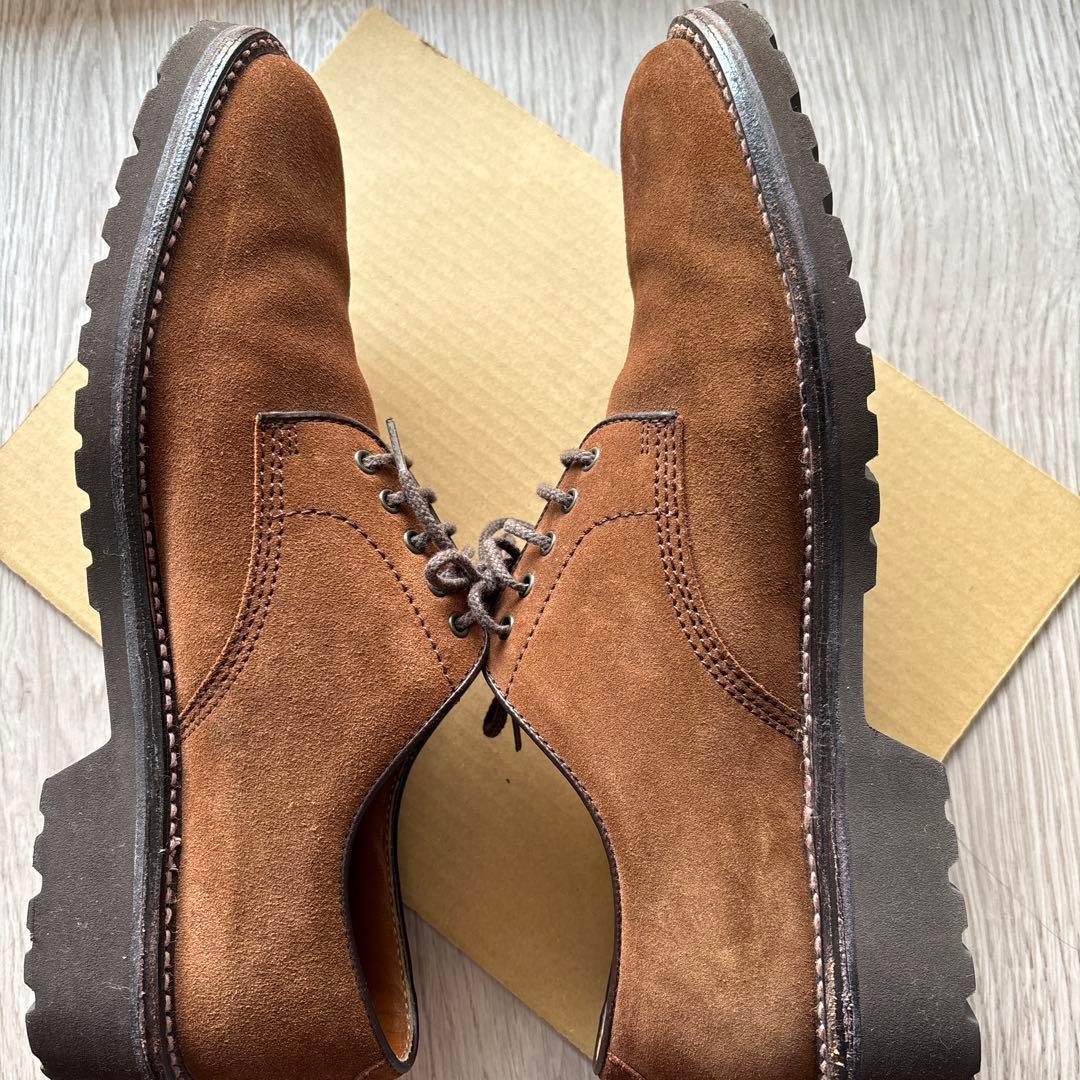 REGAL ブラウン スエード レースアップシューズ