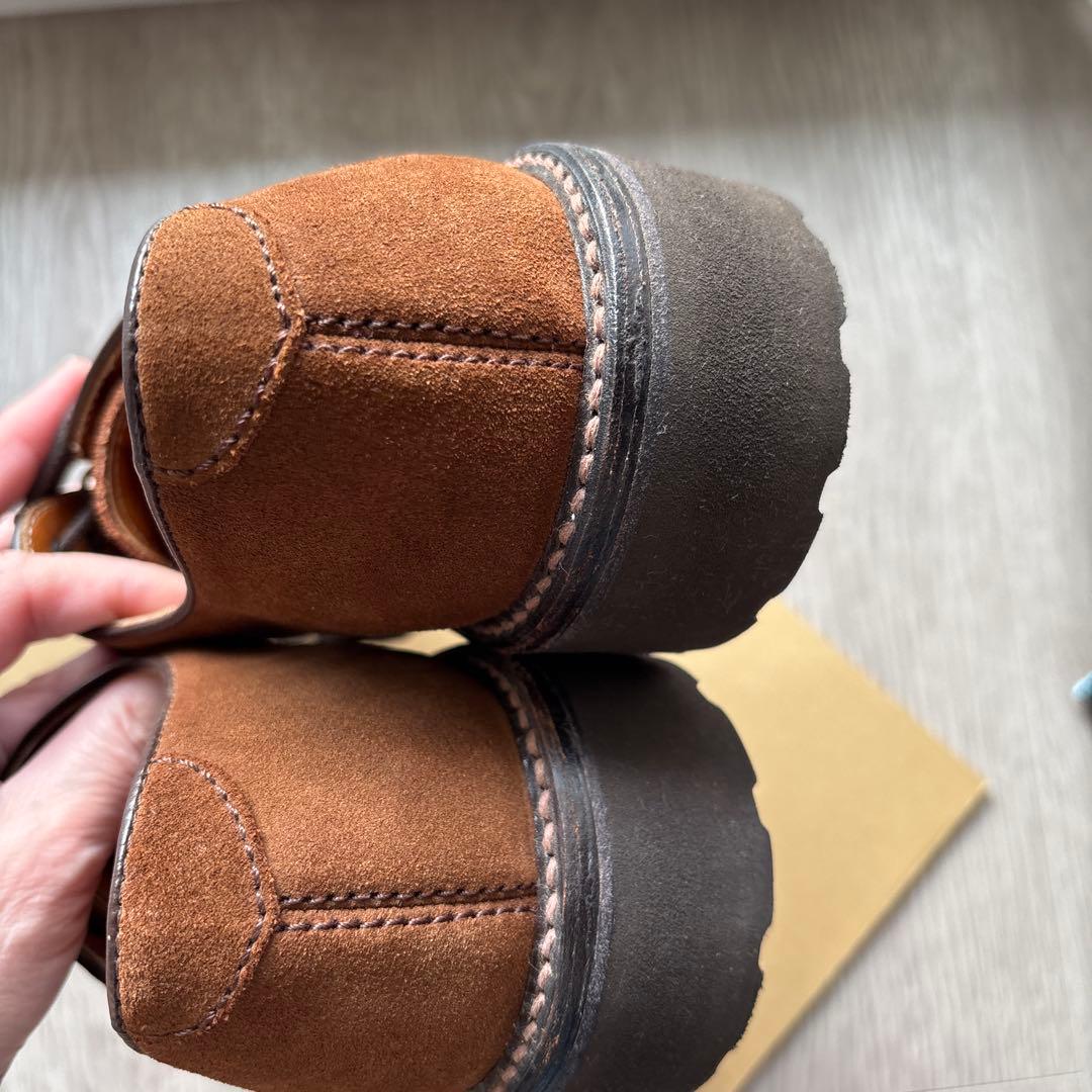 REGAL ブラウン スエード レースアップシューズ