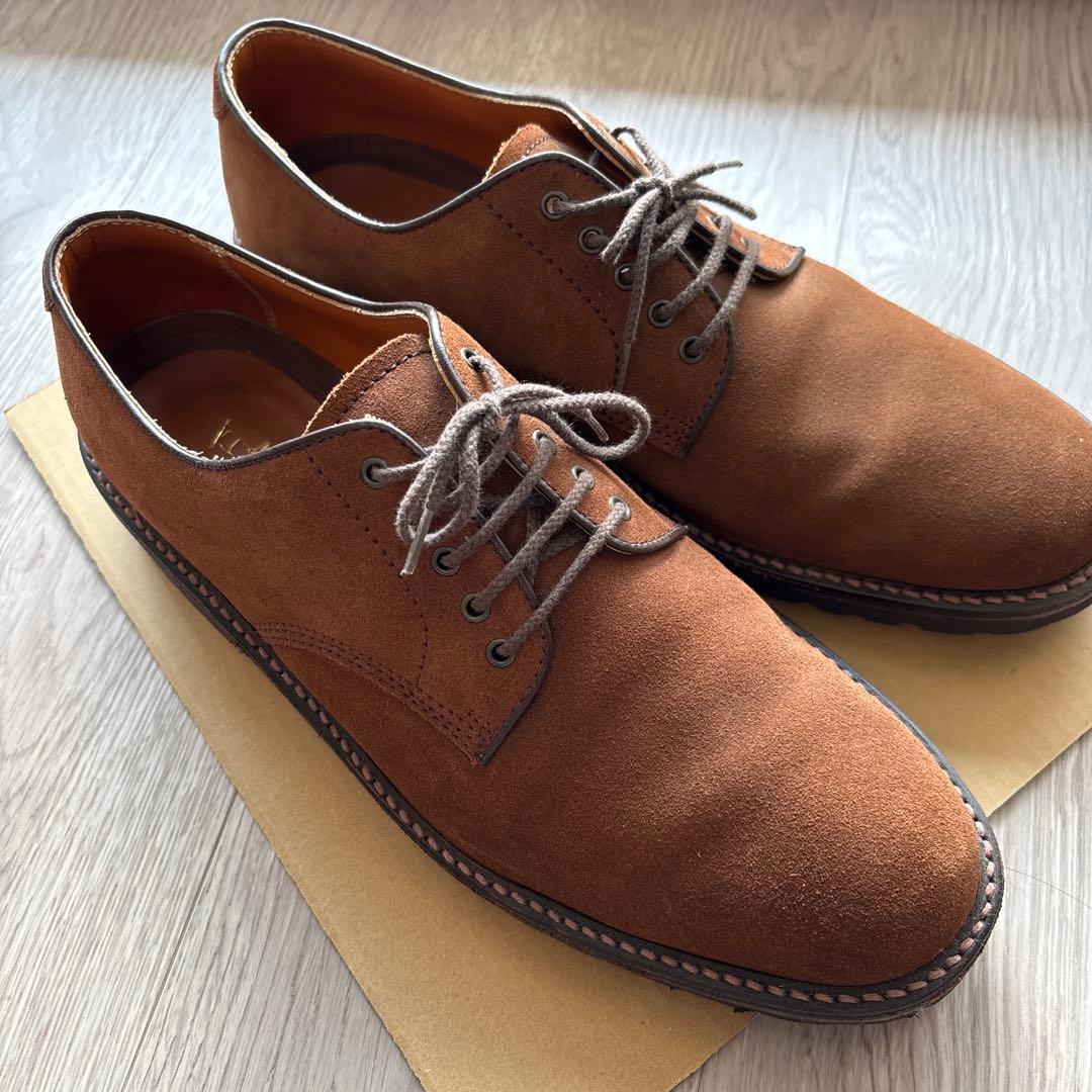 REGAL ブラウン スエード レースアップシューズ