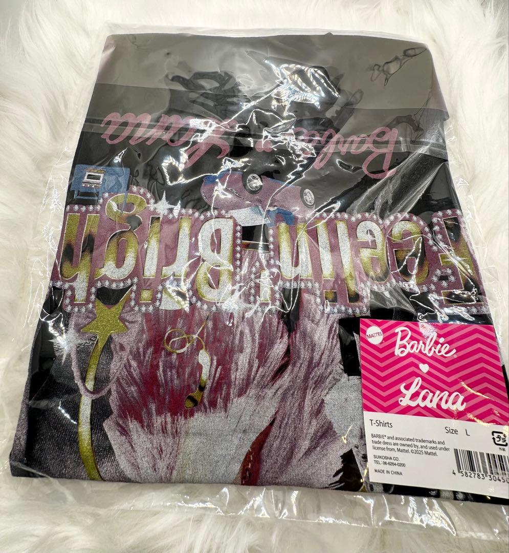 【新品未開封】Barbie × LANA 会場限定コラボTシャツ L黒　希少レア