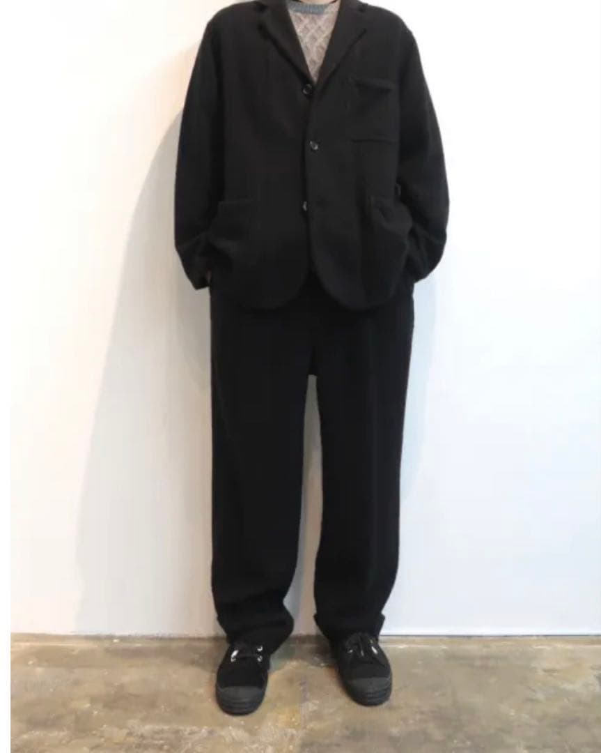 最終値下げ 24aw HERILL Rigid cashmere Pants