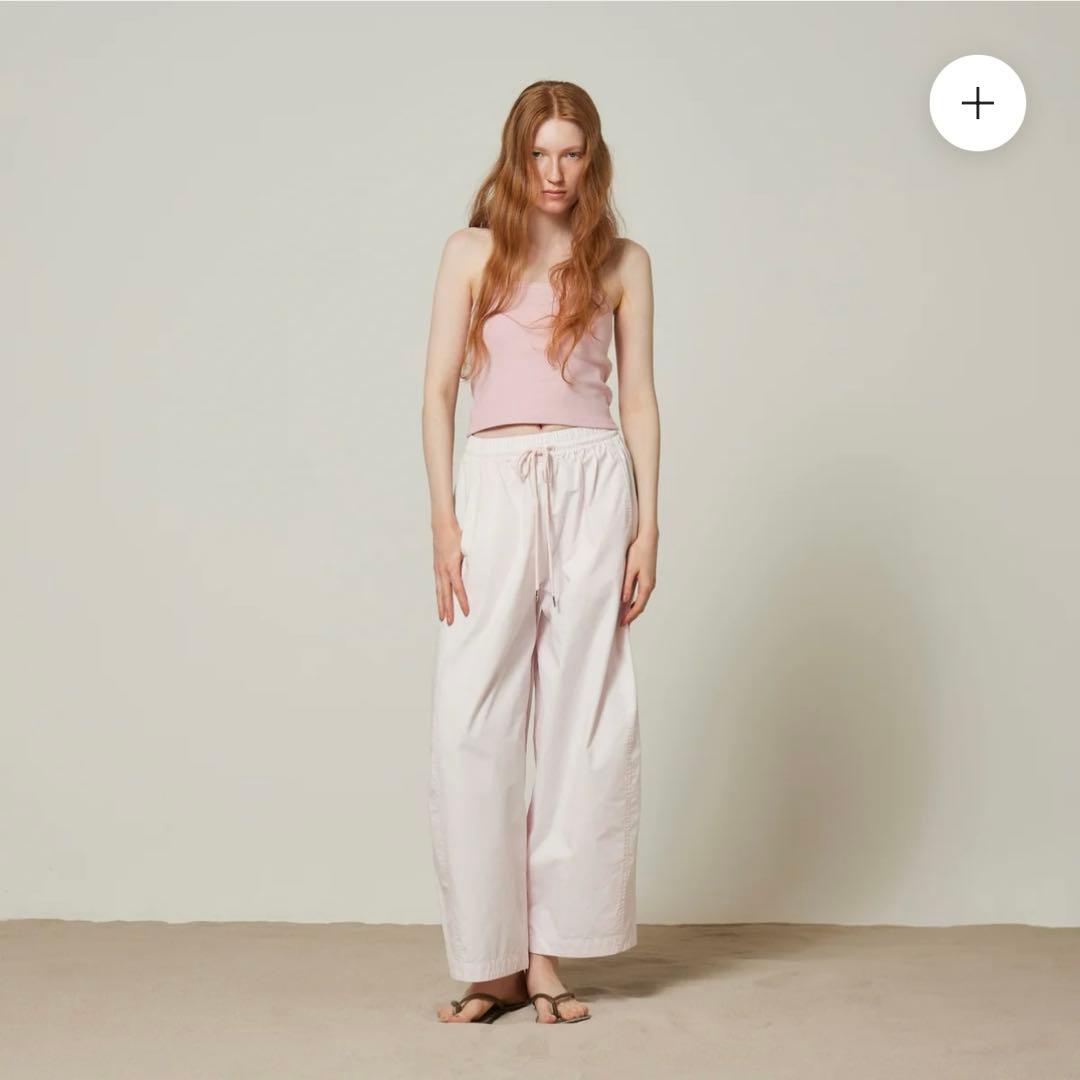 タグ付き未使用　SeaRoomlynn バレルレッグボリュームパンツ　ピンク