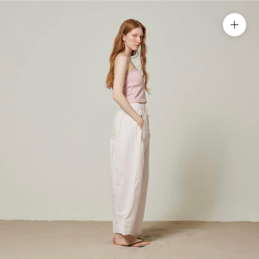 タグ付き未使用　SeaRoomlynn バレルレッグボリュームパンツ　ピンク