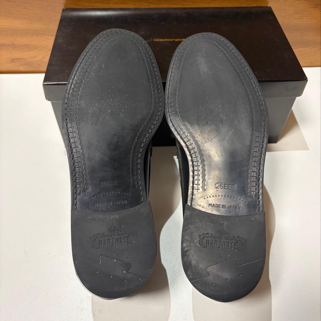 ケンフォード　黒　ローファー　26cm