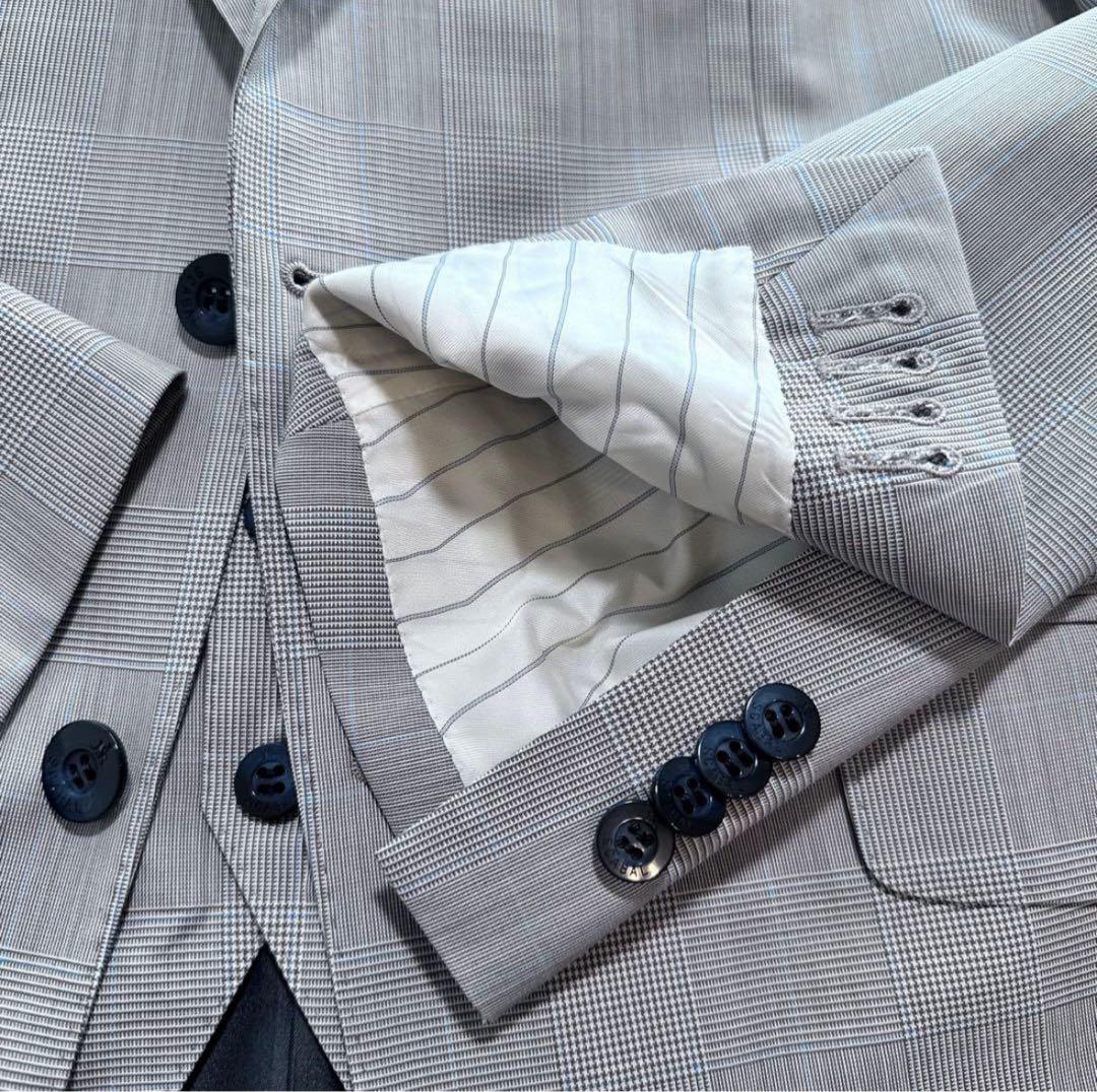 SCABAL オーダースーツ 3ピース グレンチェック　美品