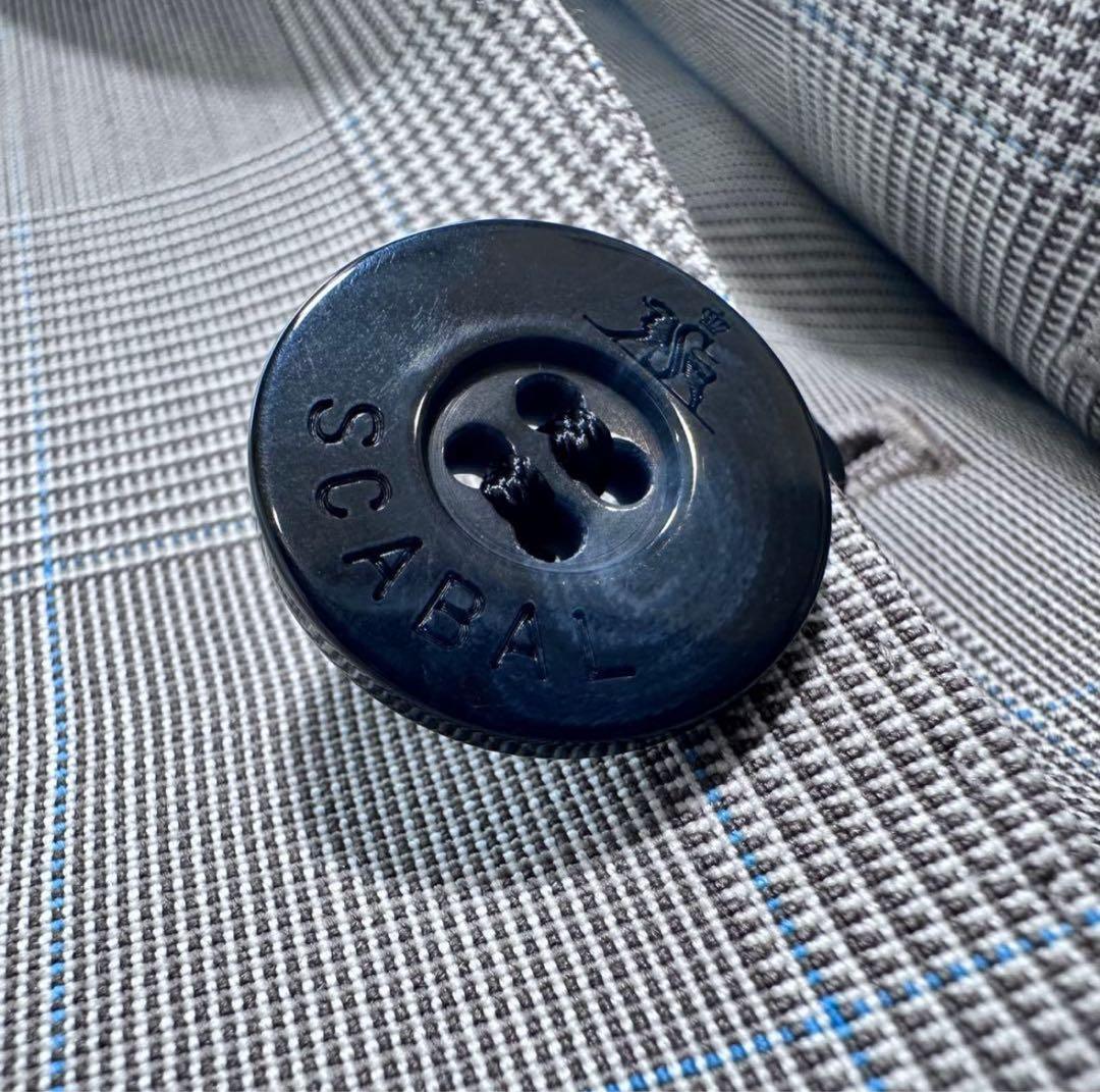 SCABAL オーダースーツ 3ピース グレンチェック　美品