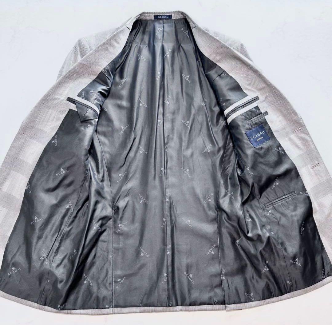 SCABAL オーダースーツ 3ピース グレンチェック　美品