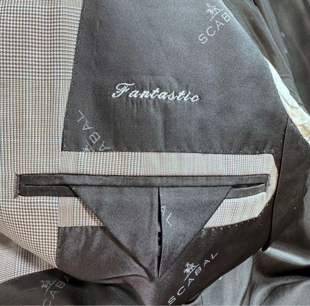 SCABAL オーダースーツ 3ピース グレンチェック　美品