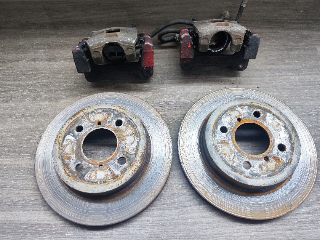 ＫＥＩ HN22Sターボ フロントキャリパーローターセット　ビッグローター化に！