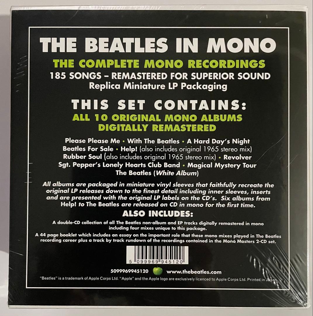 新品未開封！THE BEATLES IN MONO ビートルズ・モノボックスCD