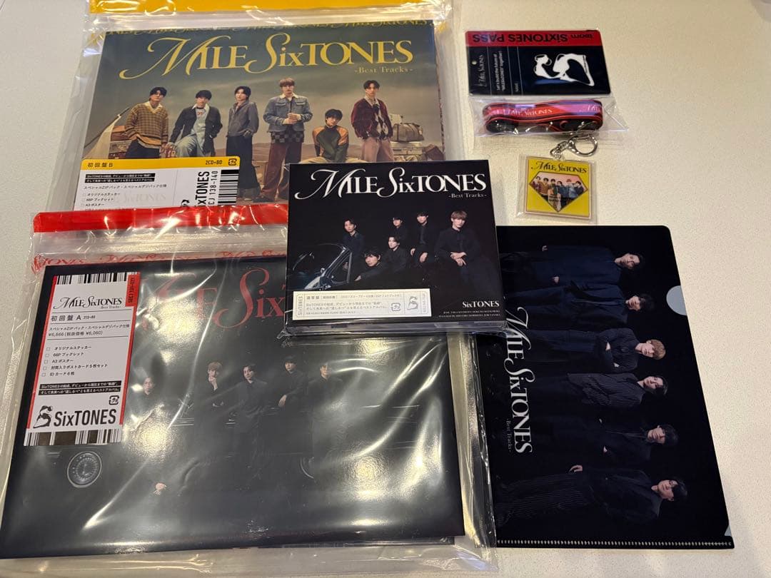 SixTONES「MILESixTONES -Best Tracks-」3形態