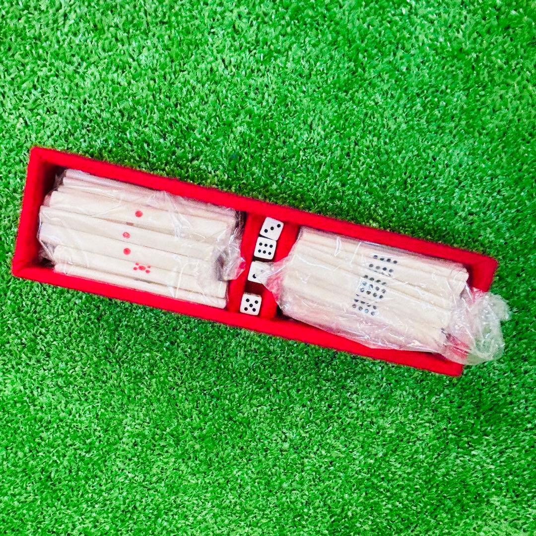 未使用 キングバード 麻雀牌 背黒牌 最高級 麻雀パイ 昭和レトロ