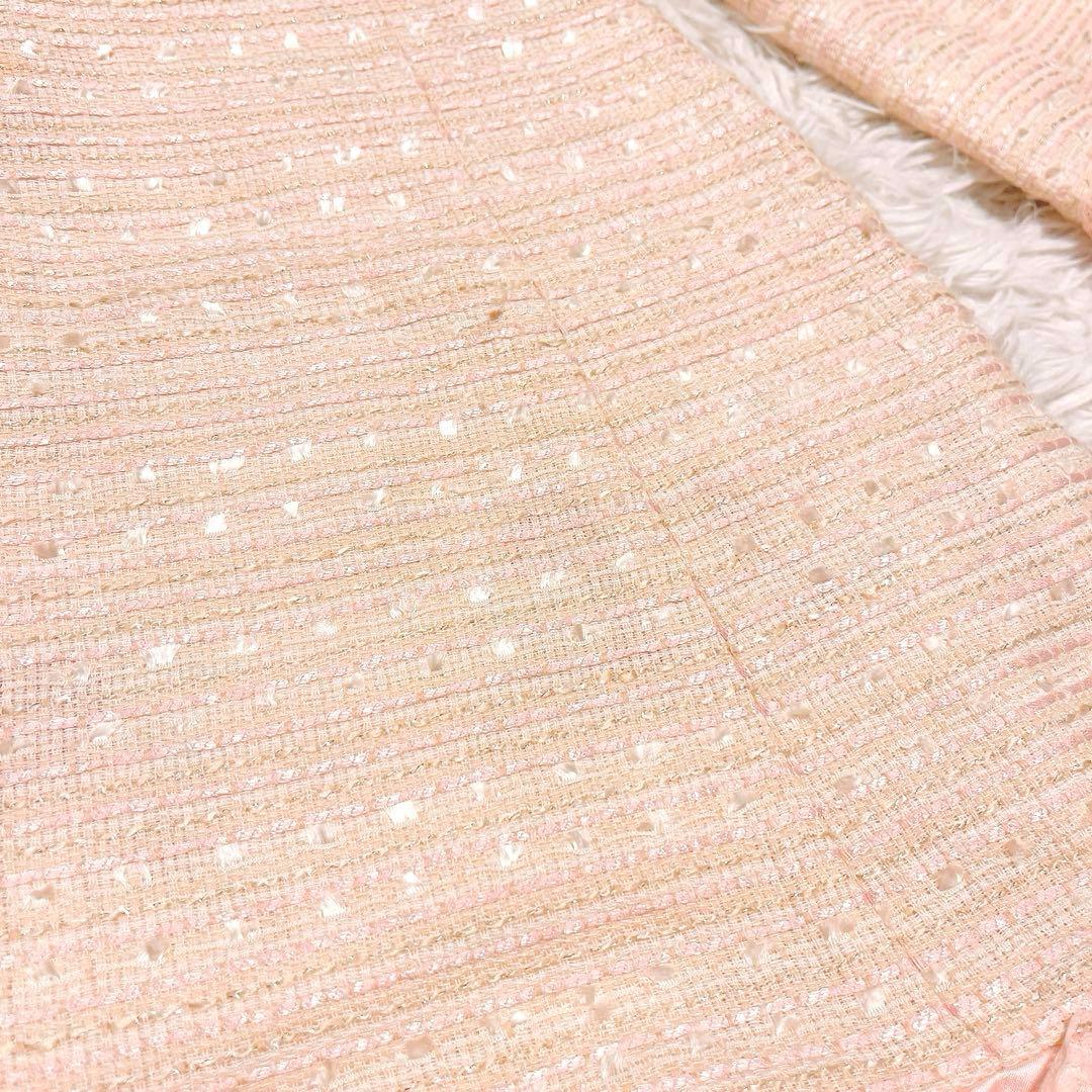 ジーザスディアマンテ レース リボン コート 春 プティ トリアノン ピンク