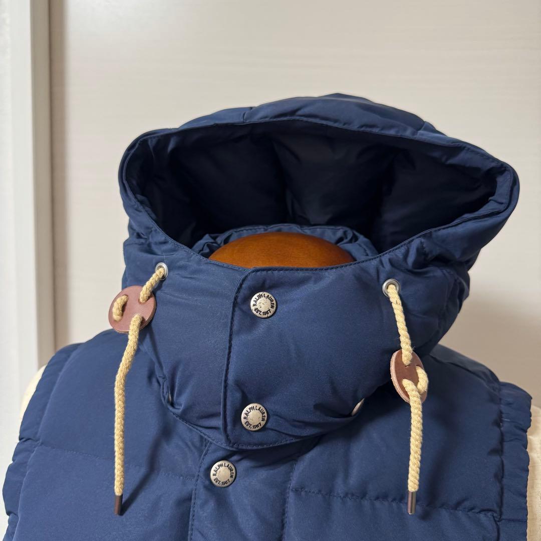 【新品同様】【レディース】サイズL ポロ　ラルフローレン　ダウンベスト ポニー