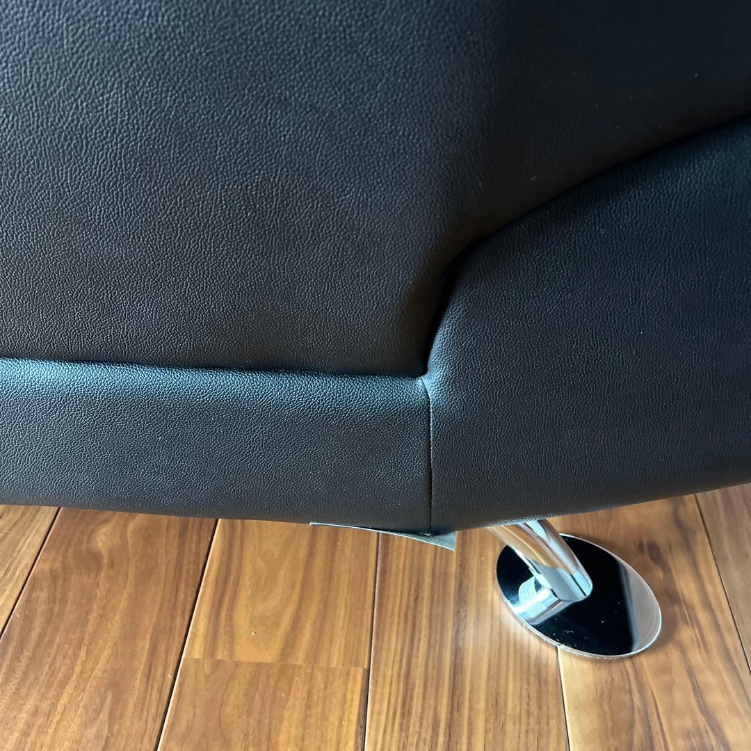 ニトリ　本革カウチソファ　4人掛け