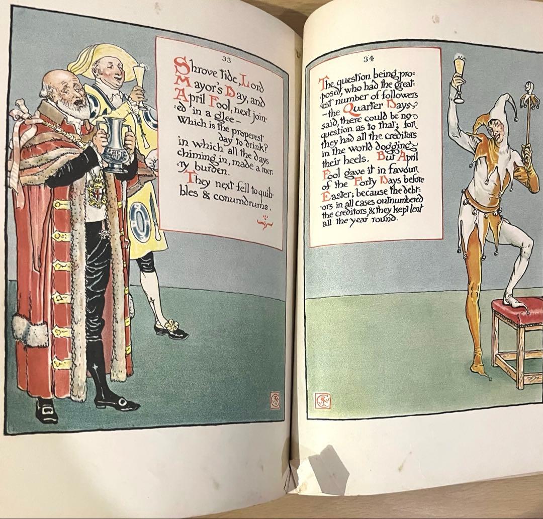 SALE! No441希少 アンティーク 古書 洋書 絵本 ウォルター・クレイン