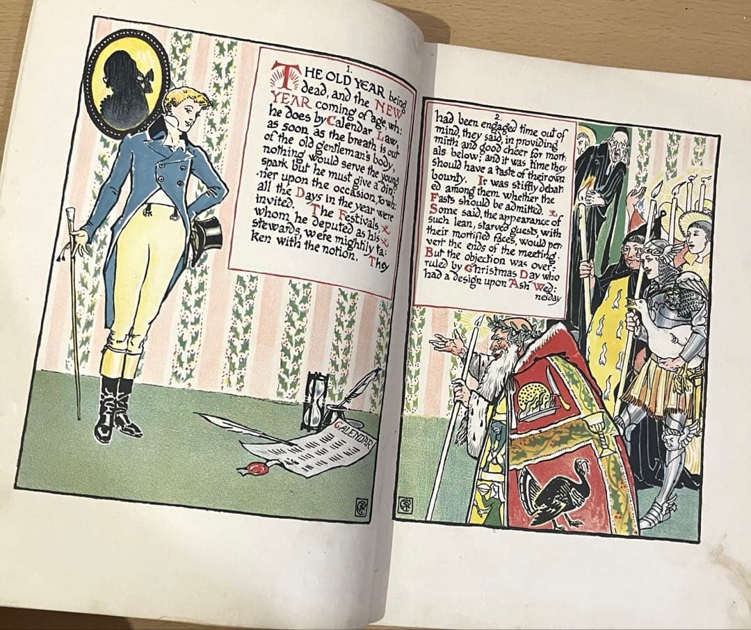 SALE! No441希少 アンティーク 古書 洋書 絵本 ウォルター・クレイン