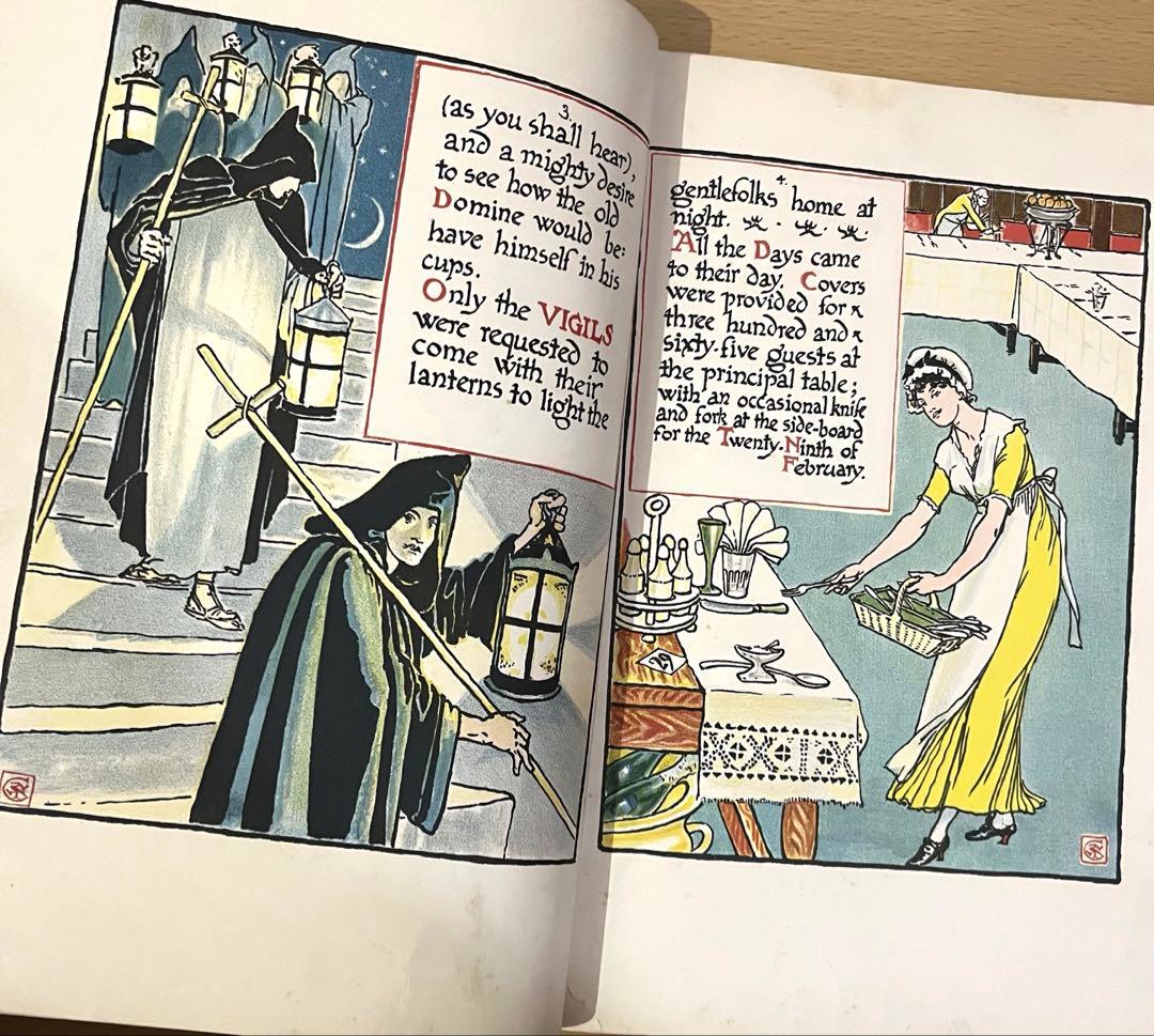 SALE! No441希少 アンティーク 古書 洋書 絵本 ウォルター・クレイン