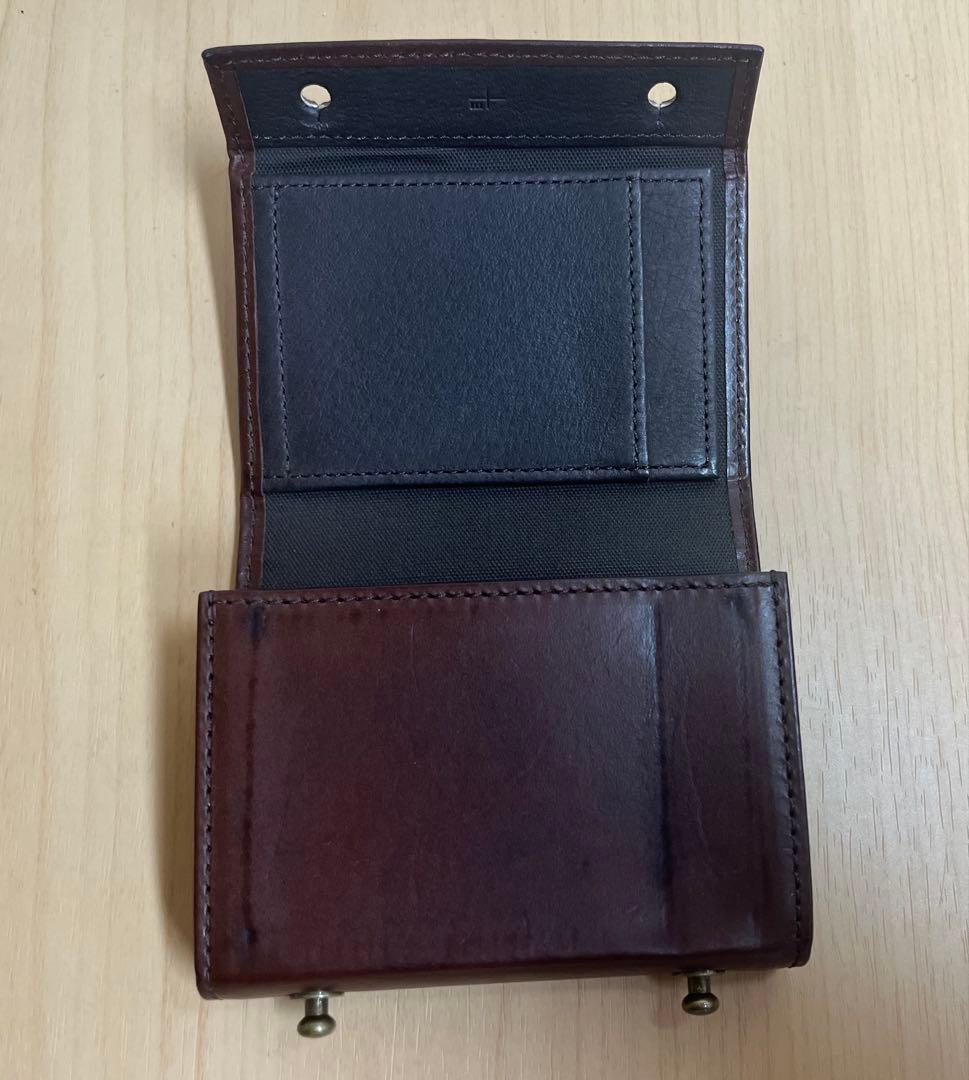 m+ ミッレフォリエ　タバコチョコ　三つ折り財布