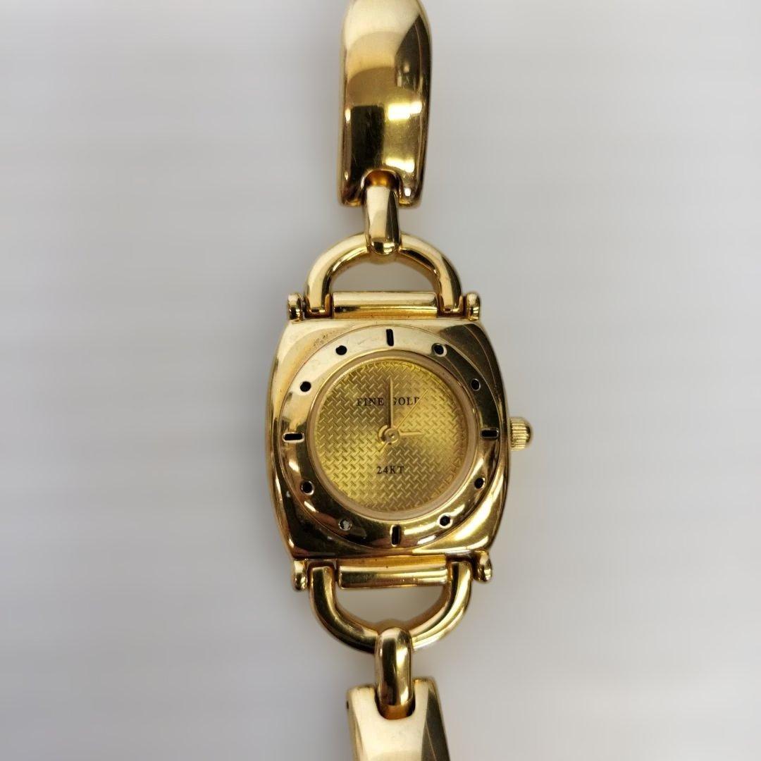 腕時計　FINEGOLD 24k ゴールド 日本製