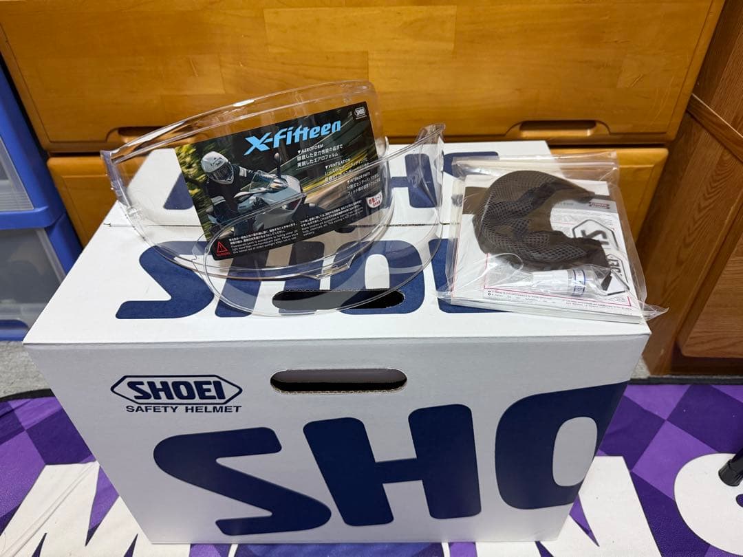 SHOEI X-Fifteen X-15 クロスロゴ TC-5 M インカム付き