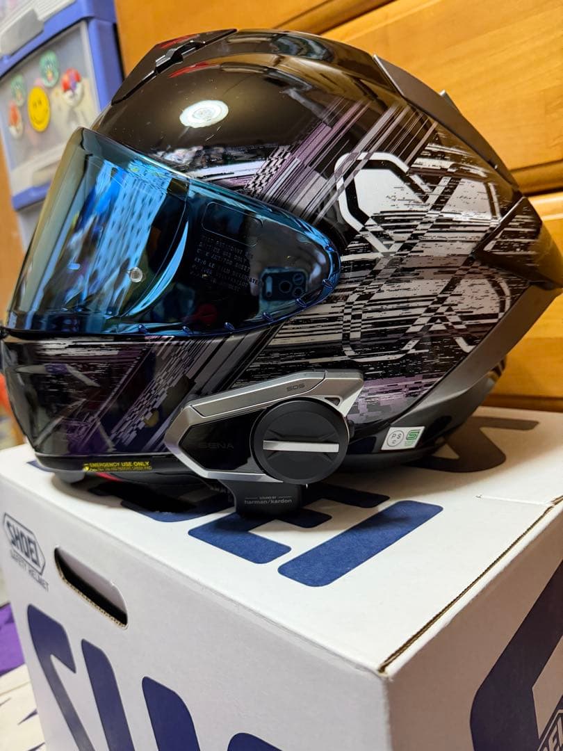 SHOEI X-Fifteen X-15 クロスロゴ TC-5 M インカム付き