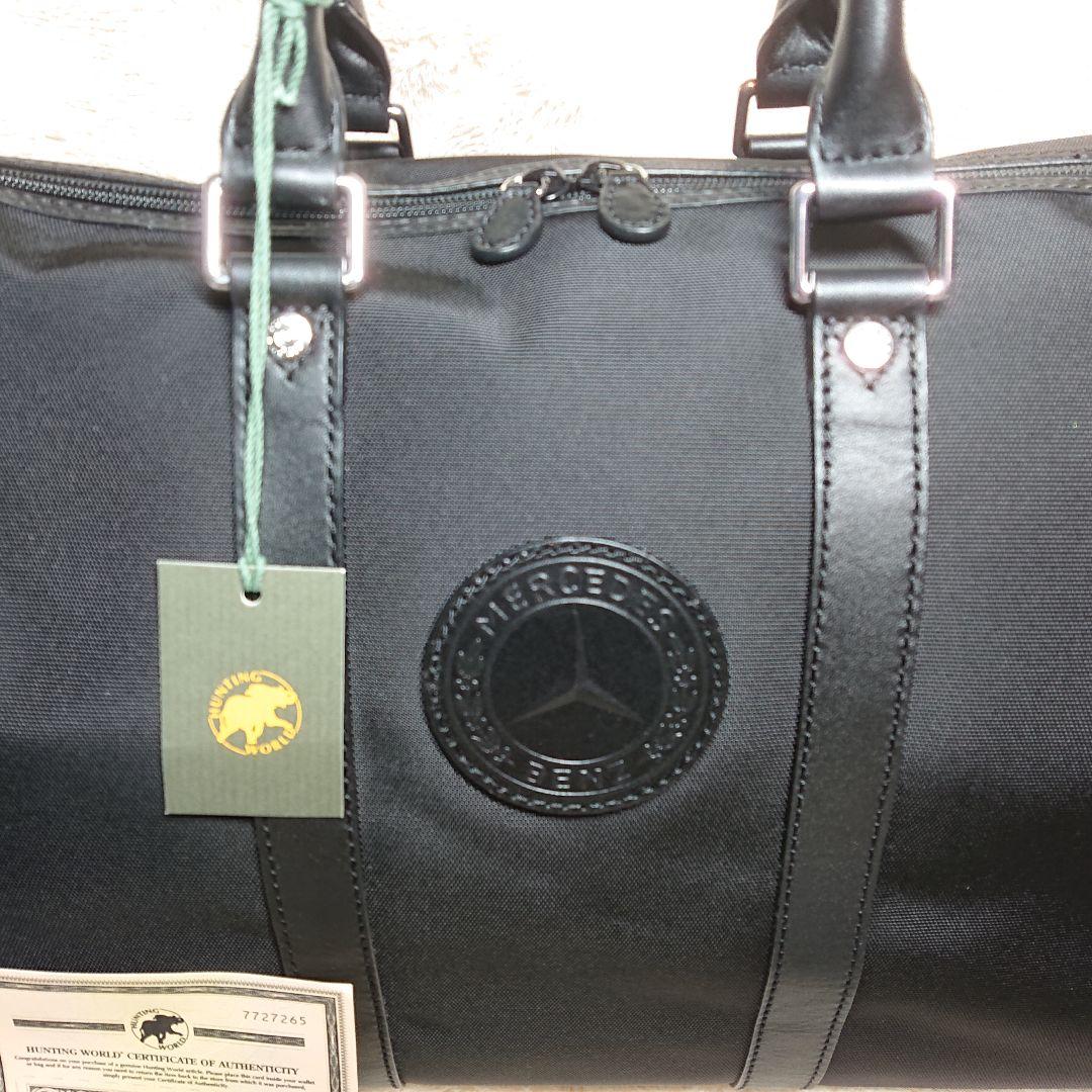 ハンティングワールド✖️メルセデス ベンツ ボストンバッグ 2way ショルダー