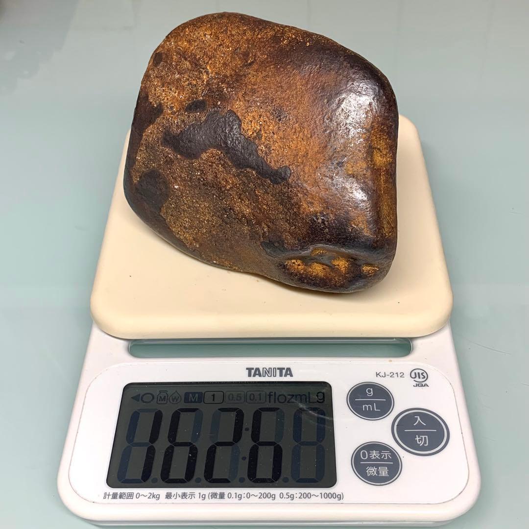 大型　宇宙エネルギーパワー 不思議の石鉄隕石　アンティーク 時代物　約1626g