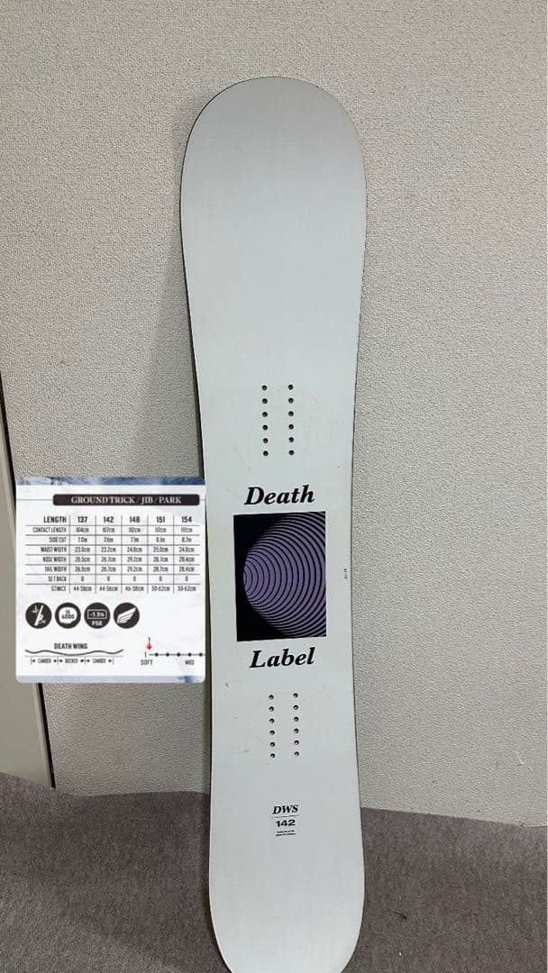 Death Label DWS 142 スノーボード 142cm