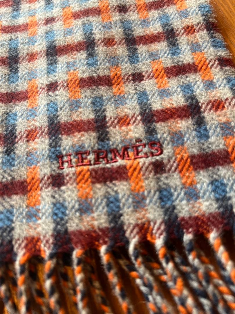 エルメス　マフラー　Hエコセ