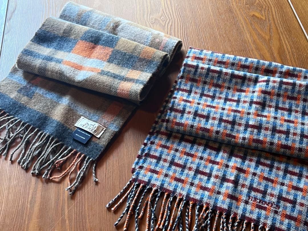 エルメス　マフラー　Hエコセ