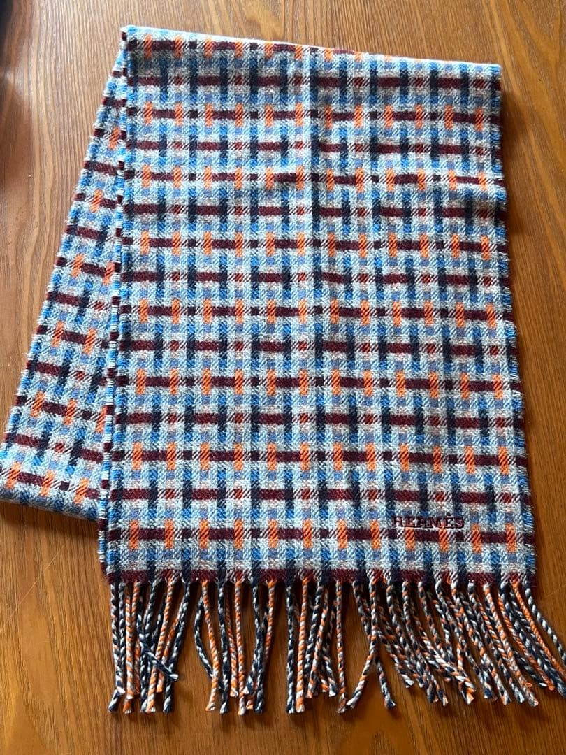 エルメス　マフラー　Hエコセ