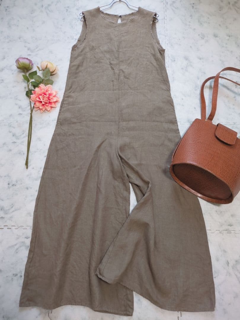 Plage　プラージュ　リネンフレアーオールインワン