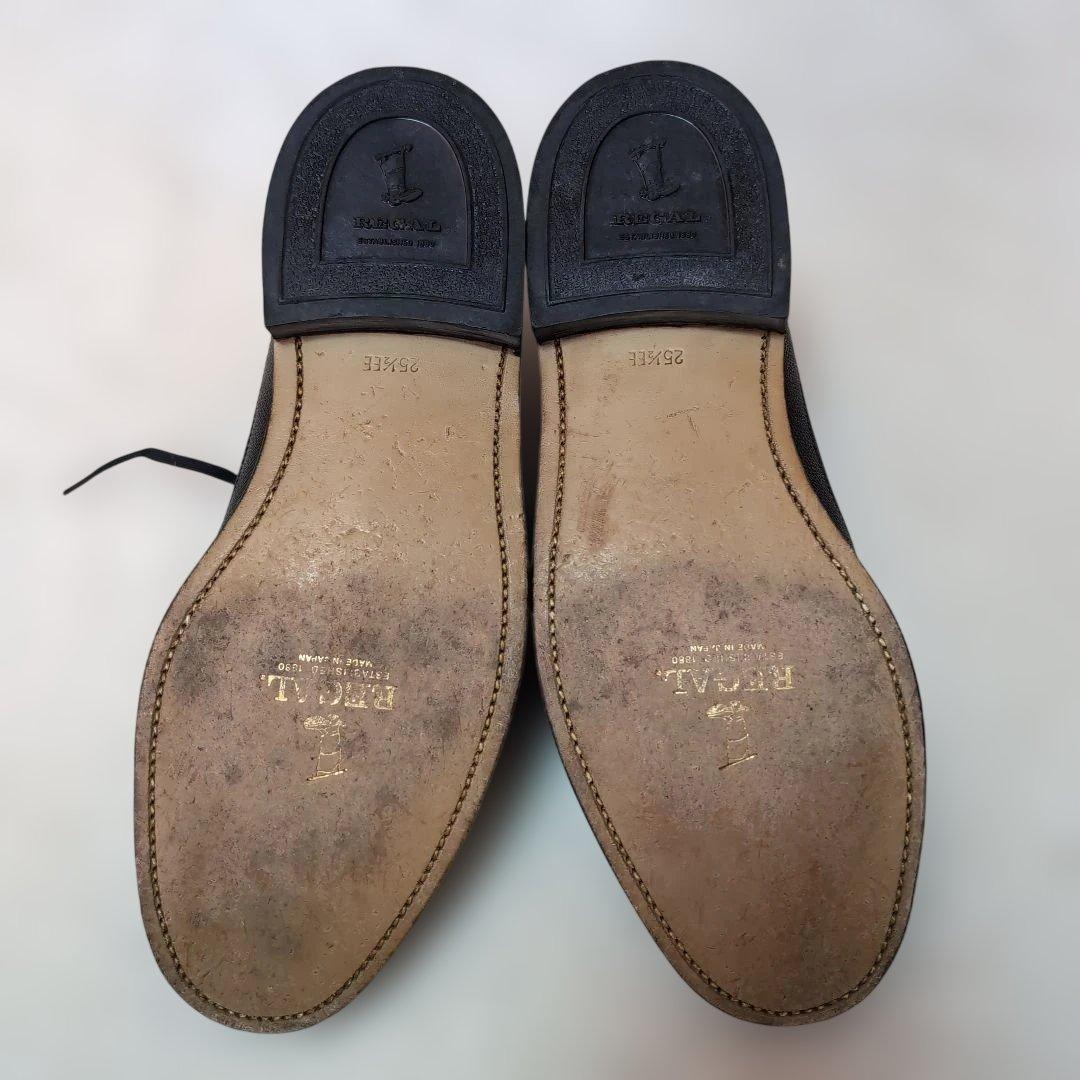 ✧美品【リーガル】インペリアルグレード2235　ウィングチップ黒　25.5EE