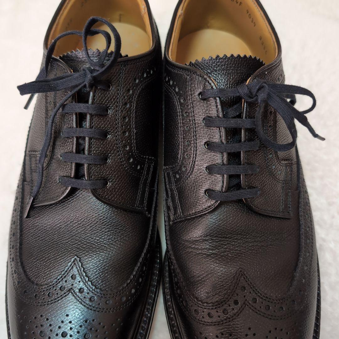 ✧美品【リーガル】インペリアルグレード2235　ウィングチップ黒　25.5EE