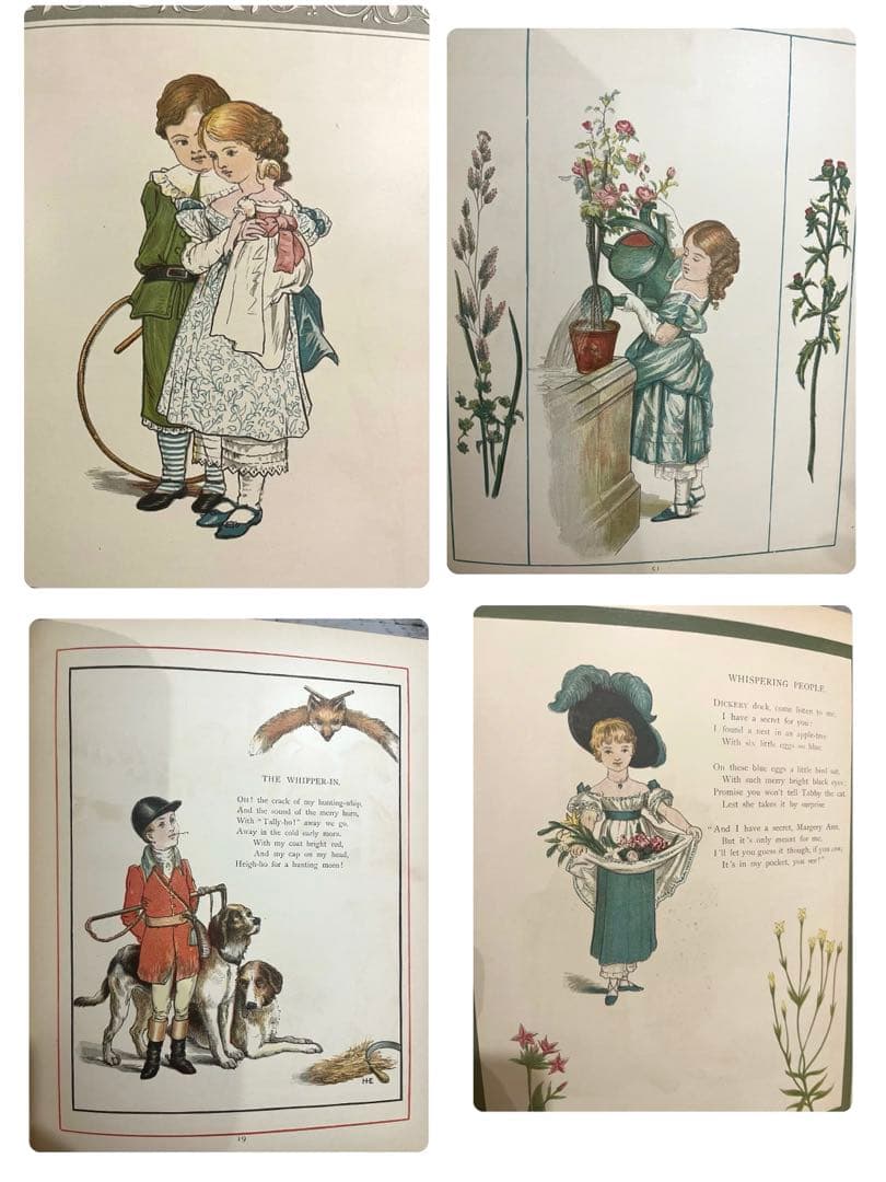 No342希少 アンティーク 古書 洋書 絵本 ビクトリアン 児童書 プリンセス