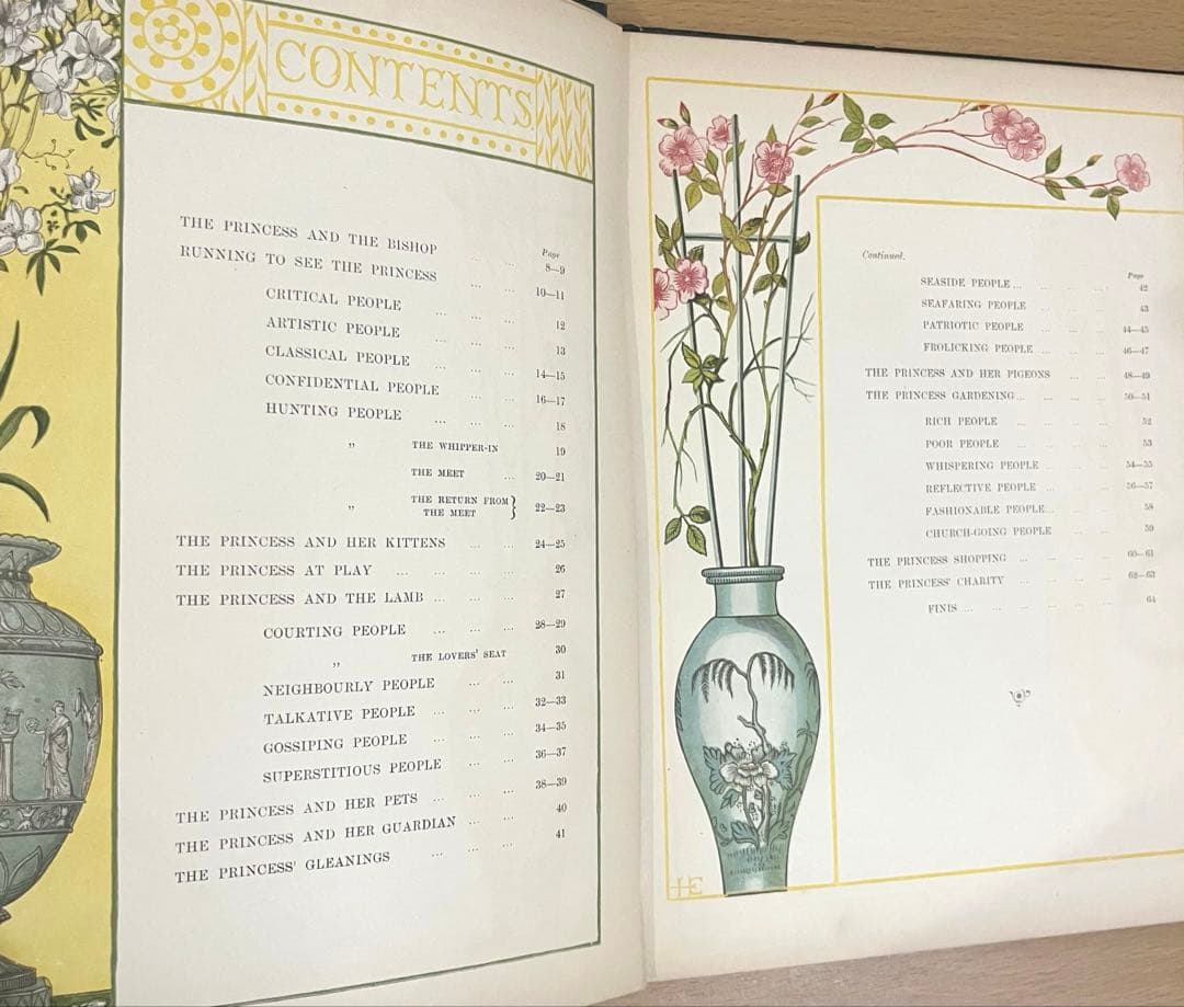 No342希少 アンティーク 古書 洋書 絵本 ビクトリアン 児童書 プリンセス