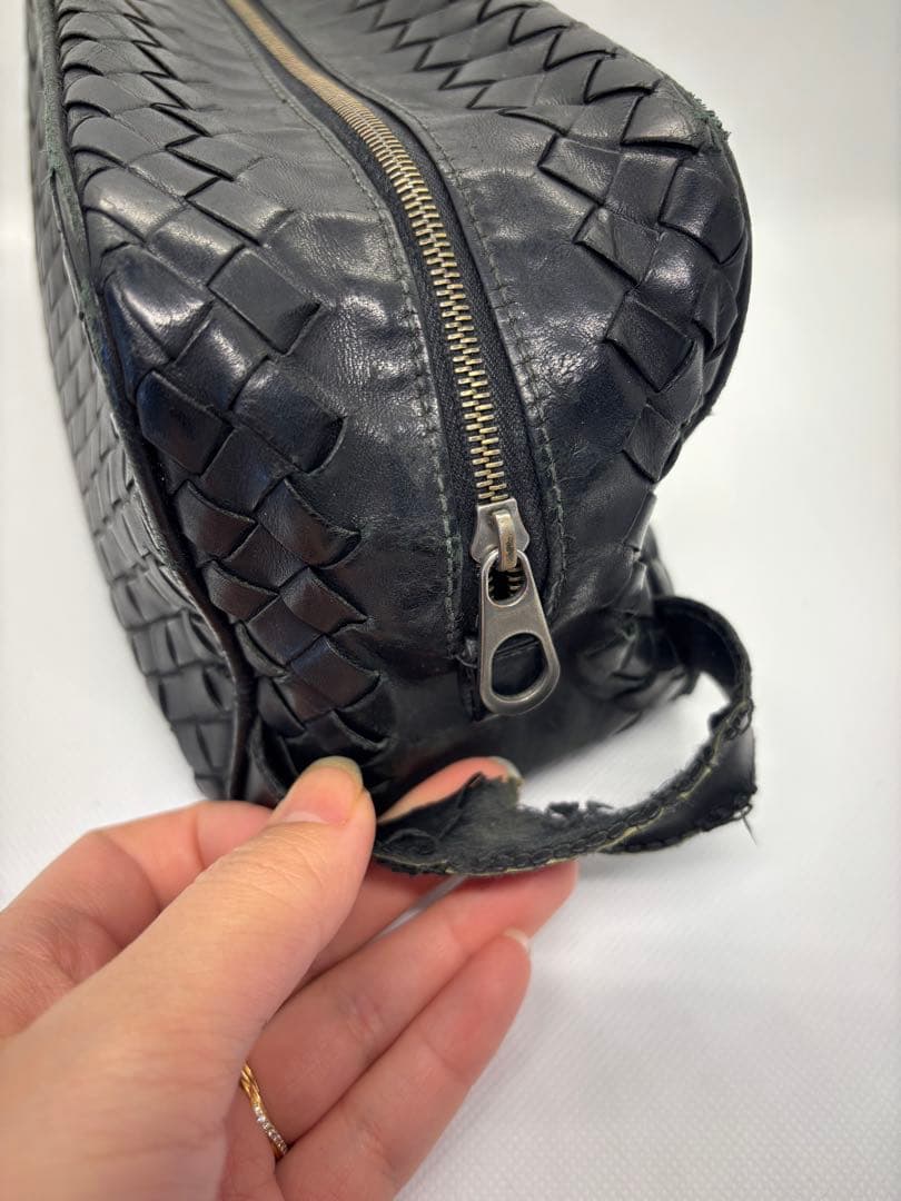 r*u様 ボッテガヴェネタ イントレチャート セカンドバッグ ラムスキン