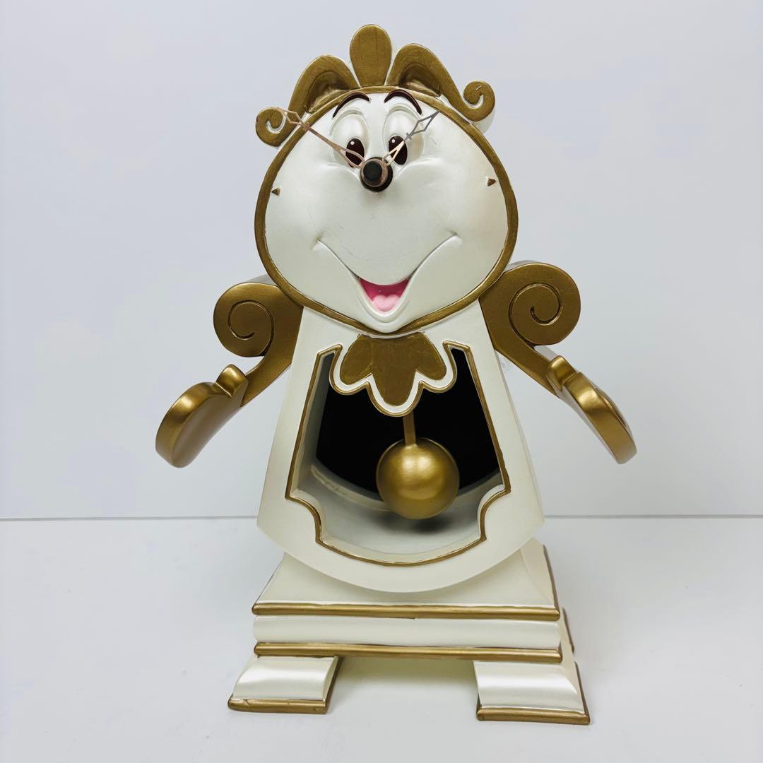 【美品】美女と野獣 コグスワース 置き時計