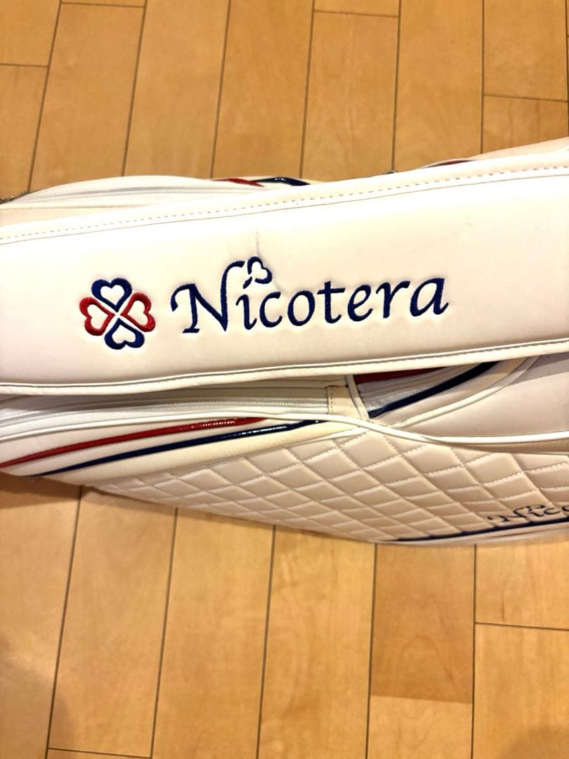 Nicotera レディースゴルフバッグ・キャディバッグ ホワイト