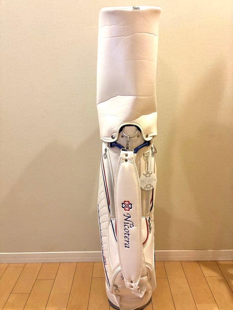 Nicotera レディースゴルフバッグ・キャディバッグ ホワイト
