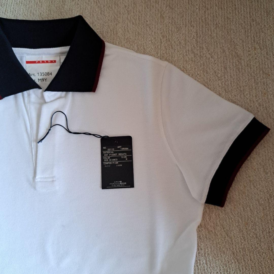 新品未使用　プラダスポーツ　ポロシャツ M