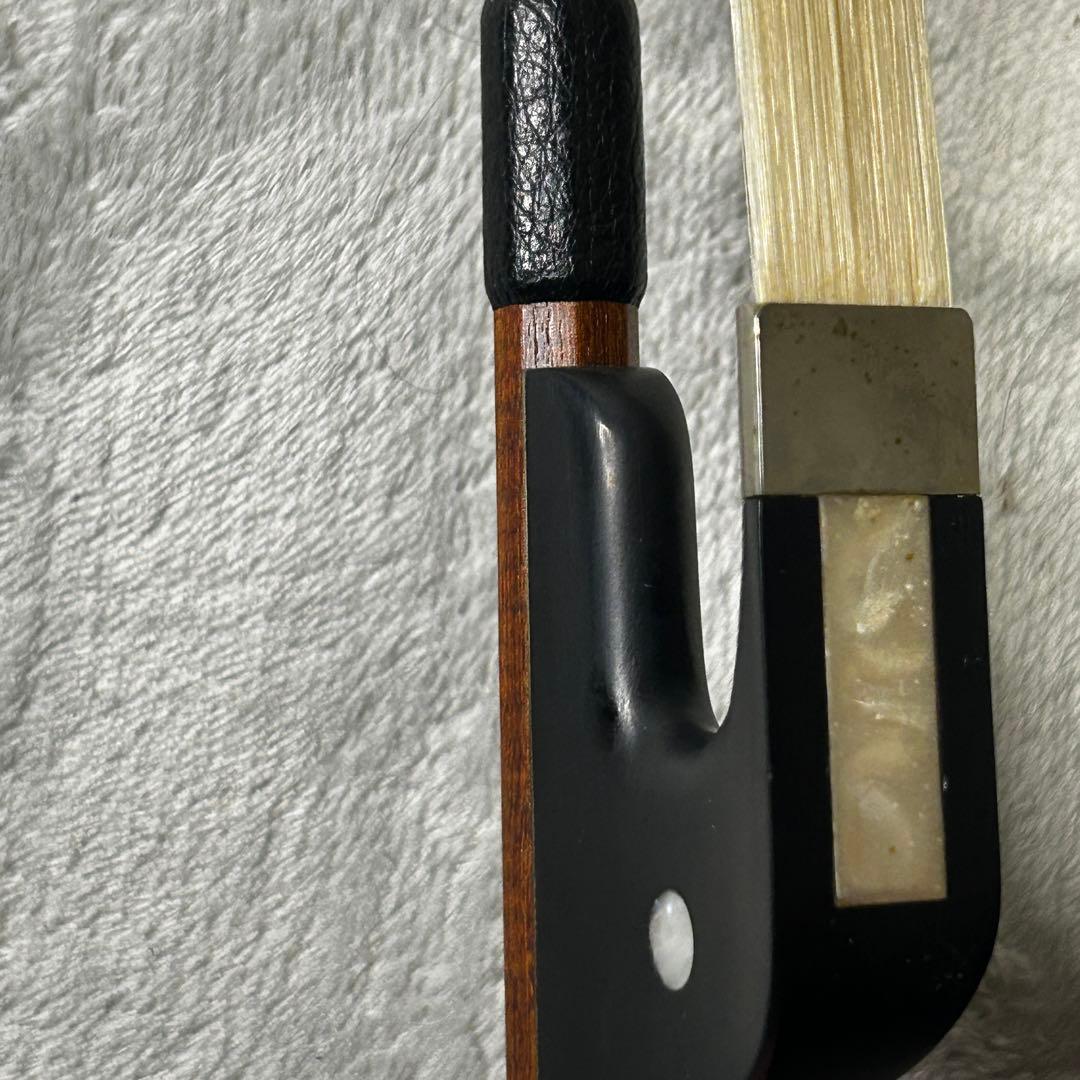 【美品】杉藤 SUGITO バイオリン弓 4/4 希少な弓ケース付き　虎杢